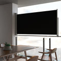 Vidaxl tuinscherm uittrekbaar 120x300 cm zwart