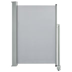 Vidaxl tuinscherm uittrekbaar 120x300 cm grijs