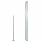 Vidaxl windscherm uittrekbaar 140x314 cm zwart