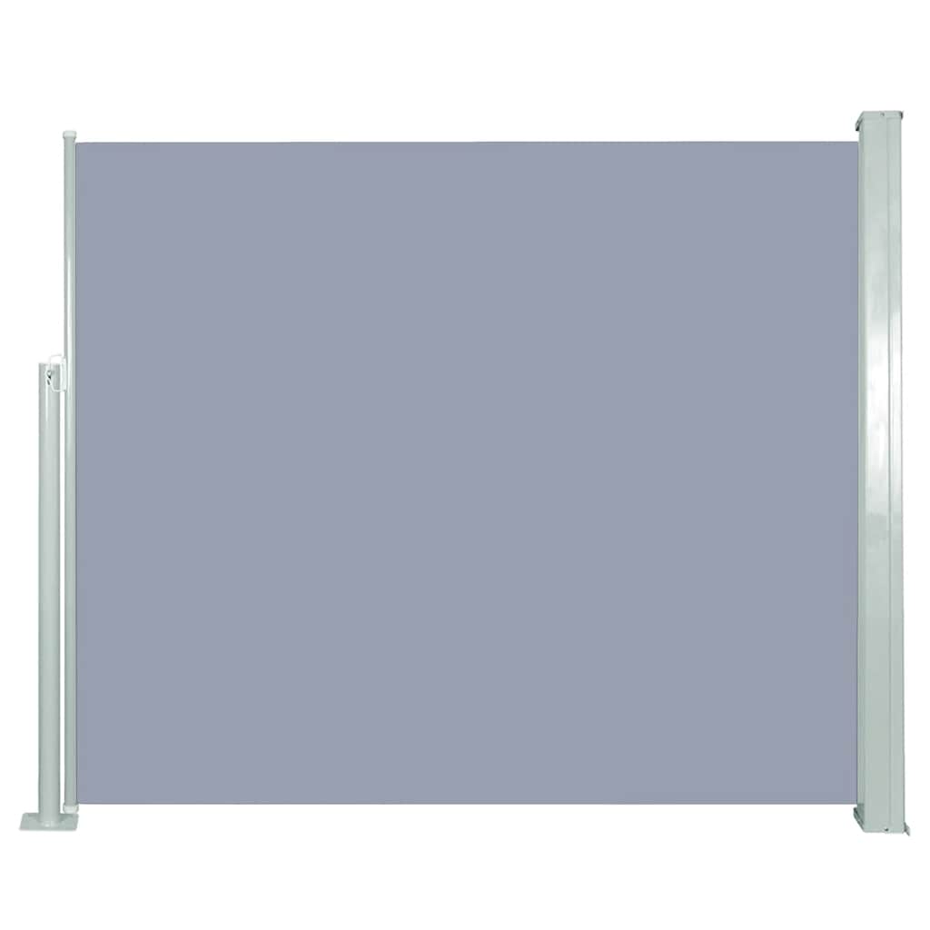Vidaxl windscherm uittrekbaar 120x300 cm grijs