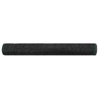VidaXL Tennisscherm 2x25 m HDPE zwart
