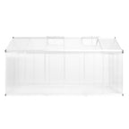 VidaXL Tuinkas 13,41 m³ 362x190x195 cm aluminium