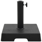 VidaXL Parasolvoet vierkant 8 kg polyresin zwart