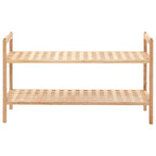 Vidaxl schoenenrek 69x26x40 cm massief walnotenhout
