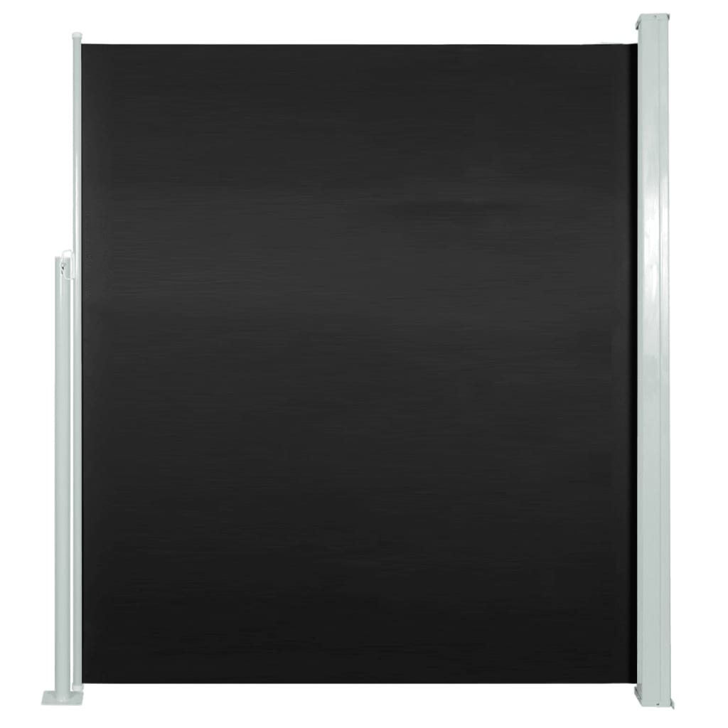 Vidaxl windscherm uittrekbaar 160x514 cm zwart