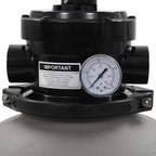 Vidaxl zwembadzandfilter met 4-positie ventiel 350 mm grijs