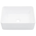 Vidaxl wastafel 40x30x13 cm keramiek wit