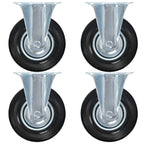 Vidaxl vaste wielen 4 st 125 mm
