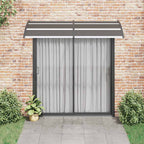 Vidaxl deurluifel 240x100 cm pc zwart