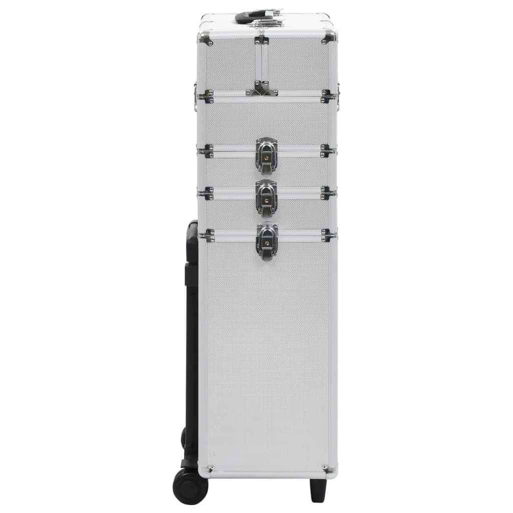 Vidaxl make-up trolley aluminium zilverkleurig