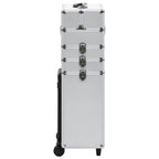Vidaxl make-up trolley aluminium zilverkleurig