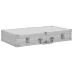 Vidaxl wapenkoffer aluminium abs zilverkleurig