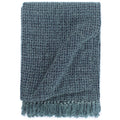 Vidaxl plaid 220x250 cm katoen indigo-blauw