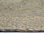 Vidaxl placemats 4 st rond 38 cm jute effen grijs
