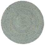 Vidaxl placemats 4 st rond 38 cm jute olijfgroen