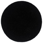 Vidaxl placemats 4 st rond 38 cm katoen effen zwart