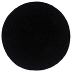 Vidaxl placemats 6 st rond 38 cm katoen effen zwart