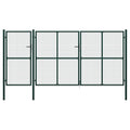 VidaXL Poort 400x150 cm staal groen