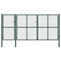 VidaXL Poort 400x175 cm staal groen
