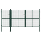 VidaXL Poort 400x175 cm staal groen