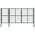 VidaXL Poort 400x200 cm staal groen