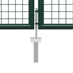 VidaXL Poort 400x200 cm staal groen