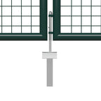 VidaXL Poort 500x75 cm staal groen