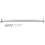 Vidaxl barrièrestang verstelbaar 710-1200 mm