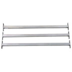 Vidaxl barrièrestangen verstelbaar 3 st 710-1200 mm