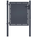 Vidaxl tuinpoort staal 100x75 cm antraciet