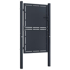 VidaXL Poort 100x175 cm staal antraciet