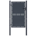 VidaXL Poort 100x200 cm staal antraciet