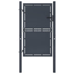 VidaXL Poort 100x200 cm staal antraciet