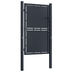 VidaXL Poort 100x200 cm staal antraciet