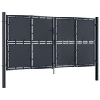 VidaXL Poort 300x200 cm staal antraciet
