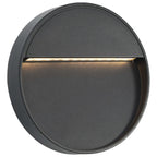 Vidaxl led-buitenwandlampen 2 st 3 w rond zwart