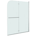 Vidaxl douchewand inklapbaar 2 panelen 120x140 cm esg