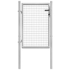 Vidaxl tuinpoort gegalvaniseerd staal 100x100 cm zilver