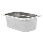 Vidaxl gastronormbakken 8 st gn 1 4 100 mm roestvrij staal