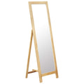 Vidaxl spiegel vrijstaand 48x46,5x150 cm massief eikenhout