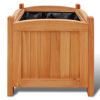 Vidaxl plantenbakken verhoogd 4 st 30x30x30 cm