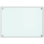 Vidaxl spatscherm keuken 70x50 cm gehard glas wit