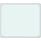 Vidaxl spatscherm keuken 70x60 cm gehard glas wit