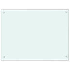 Vidaxl spatscherm keuken 80x60 cm gehard glas wit
