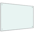 Vidaxl spatscherm keuken 90x60 cm gehard glas wit
