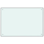 Vidaxl spatscherm keuken 90x60 cm gehard glas wit
