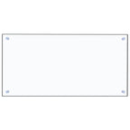Vidaxl spatscherm keuken 80x40 cm gehard glas transparant