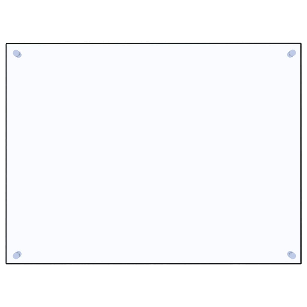 Vidaxl spatscherm keuken 80x60 cm gehard glas transparant