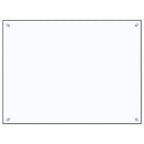 Vidaxl spatscherm keuken 80x60 cm gehard glas transparant