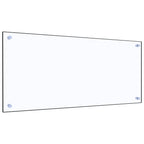 Vidaxl spatscherm keuken 90x40 cm gehard glas transparant